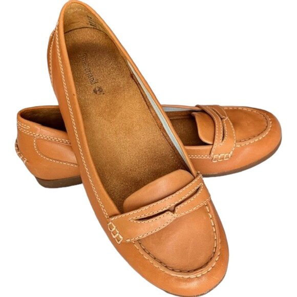 Timberland Benin Leather Classic Penny Loafer - Wheat (Golden Tan) - 9M - Picture 1 of 10